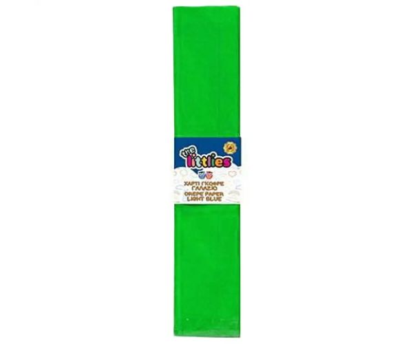 Krep papir svijetlozelene boje 50x200cm