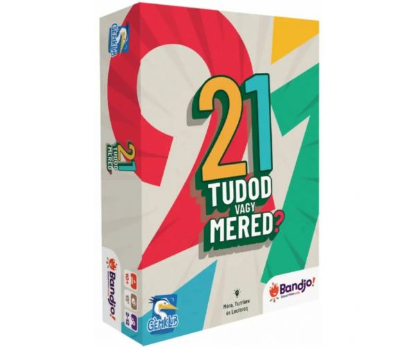 21 - Tudod vagy mered? társasjáték