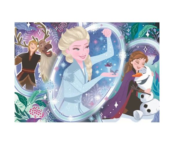 Zaleđeno kraljevstvo II: Elzin čarobni Supercolor puzzle 104 kom - Clementoni