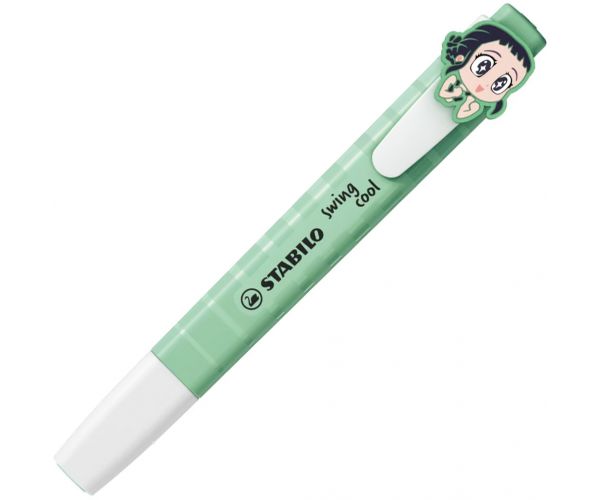 Stabilo: K-Pop Demonlovci Swing Cool mentolno zeleni marker s figuricom i kopčom