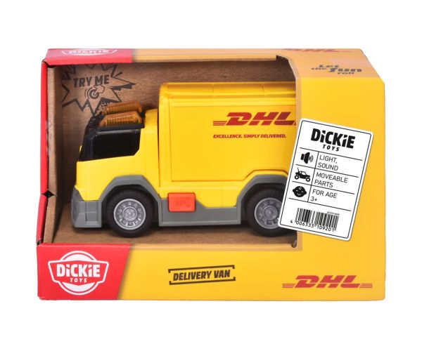 DHL dostavljačko vozilo s svjetlosnim i zvučnim efektima 15 cm - Dickie Toys