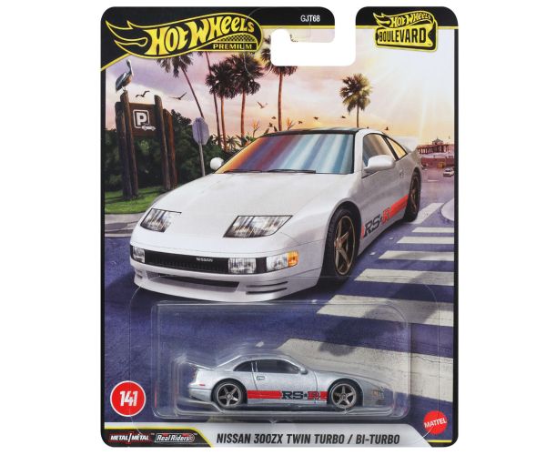 Hot Wheels Boulevard: Nissan 300ZX Twin Turbo mali auto 1/64 - Mattel