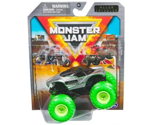 Monster Jam: Alien Invasion monster truck autić – 1/64 – Spin Master
