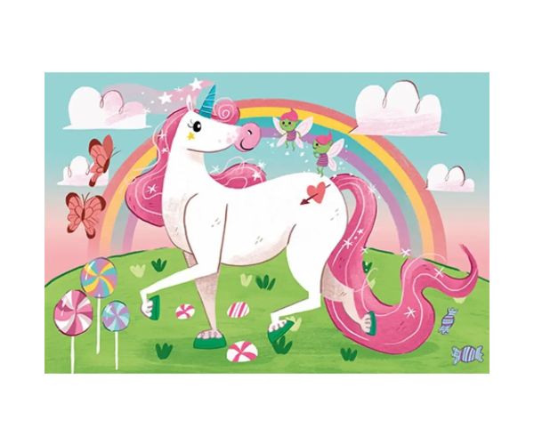Vjerujem u jednoroge Supercolor puzzle 104kom - Clementoni
