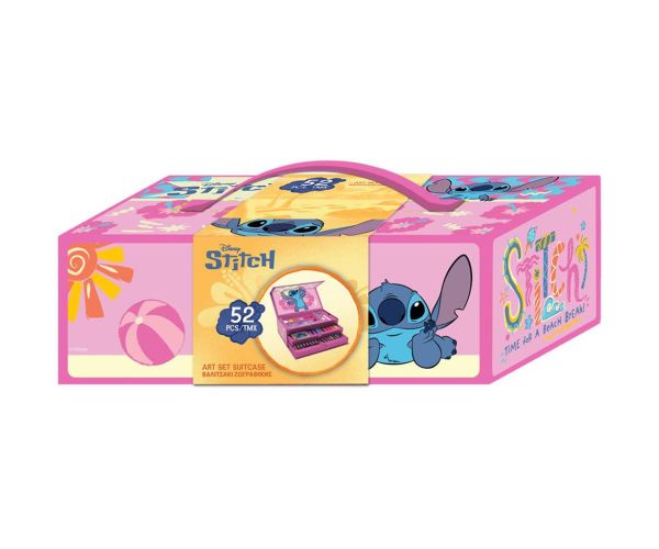 Luna: Disney Stitch bojanka set u kovčegu 52kom.