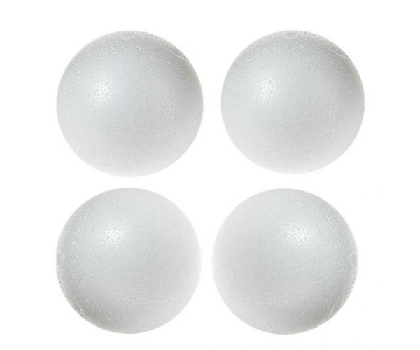 Loptice od stiropora 4kom 6cm