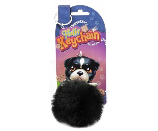 Fluffy Pom-Pom psić privjesci za ključeve u više varijanti 1 kom