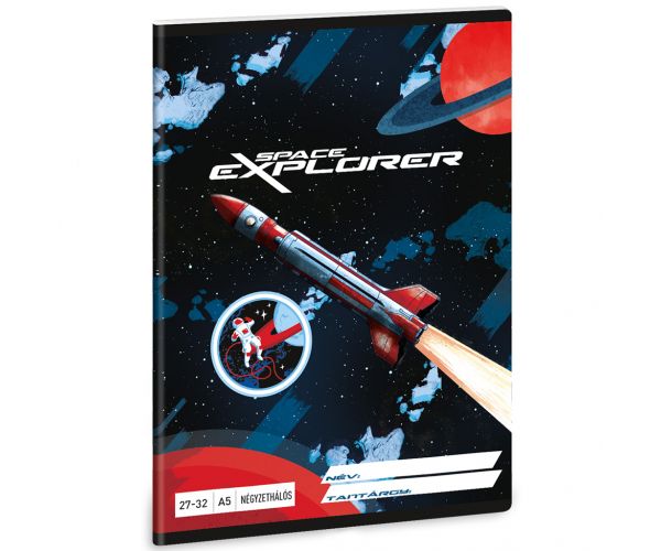 Ars Una: Space Explorer bilježnica s kvadratićima A/5 27-32