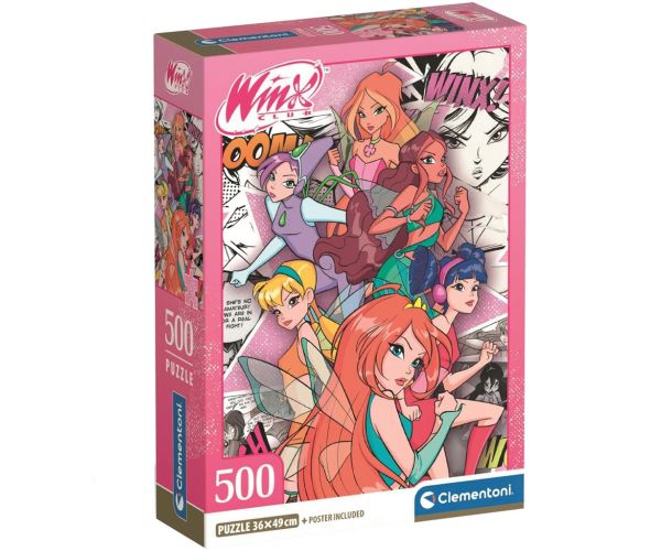 Winx club vile 500komp. puzzle - Clementoni