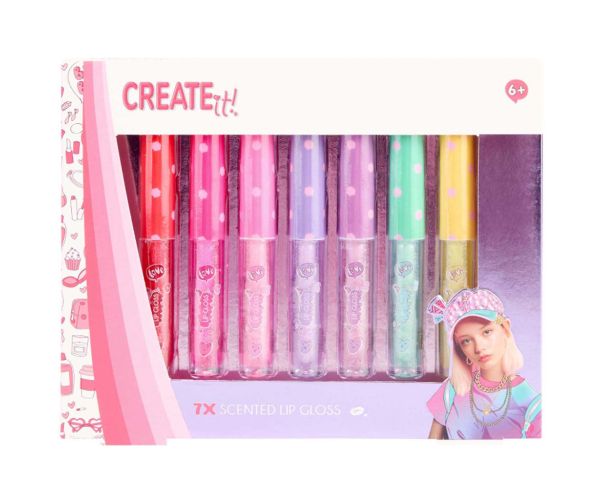 Canenco: Create It! Mirisni sjaj za usne, set od 7 kom.