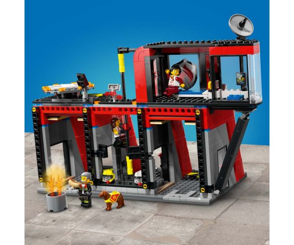 LEGO® City: Vatrogasna postaja i vatrogasno vozilo (60414)