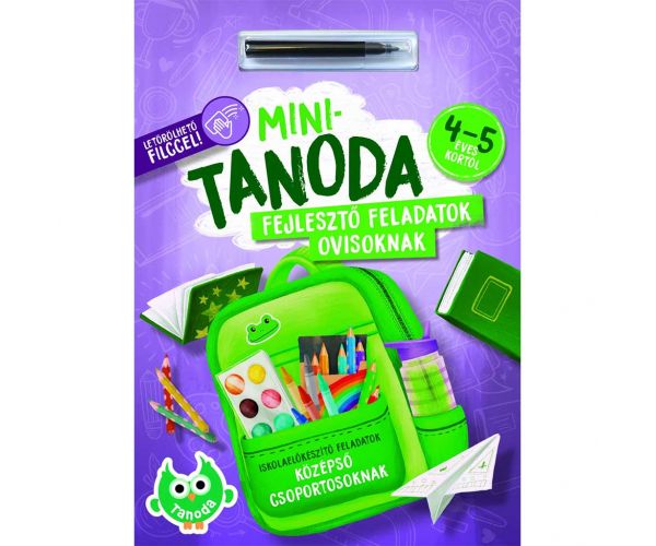 Minitanoda brisanje flomasterom - od 4-5 godina