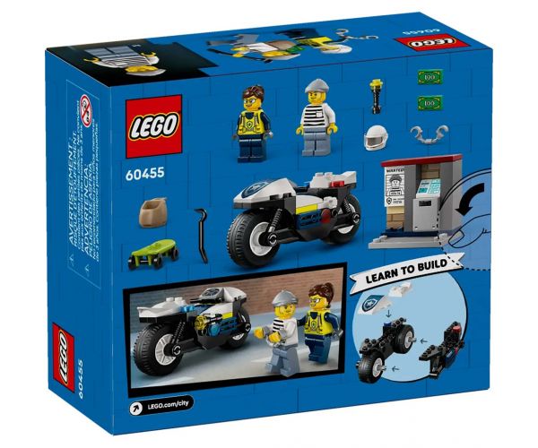 LEGO® City: Potjera policijskim motociklom (60455)