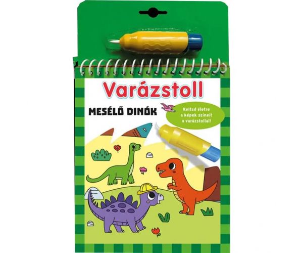 Čarobna olovka: Knjiga bojanki s pričajućim dinosaurima