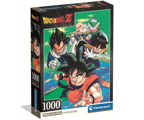 Dragon Ball Z Borci na misiji 1000 komada compact puzzle – Clementoni