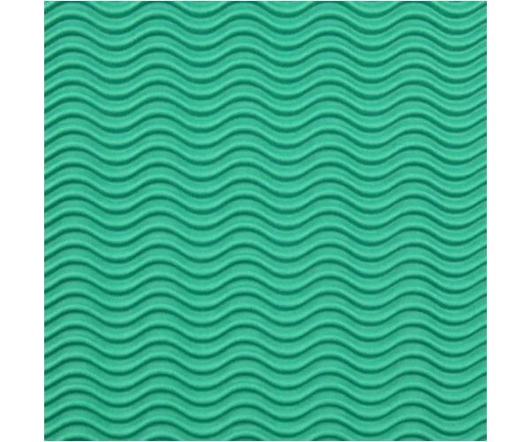 Zeleni 3D valoviti karton 50x70cm