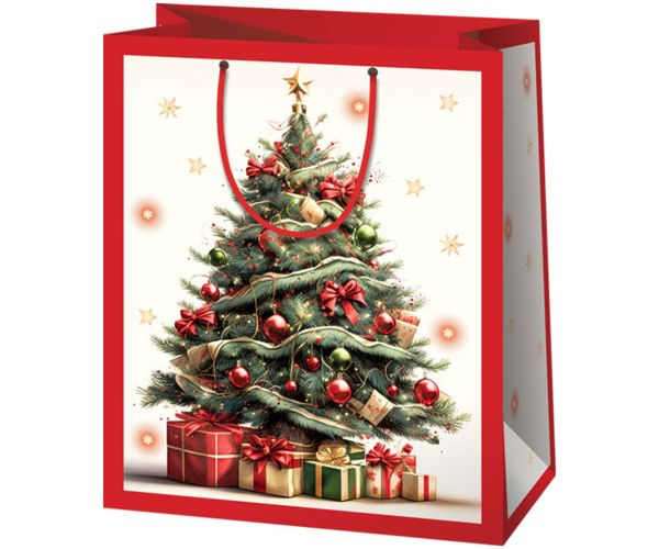 Cardex: Ogromna torba za poklone s božićnim drvcem 33x15x44cm