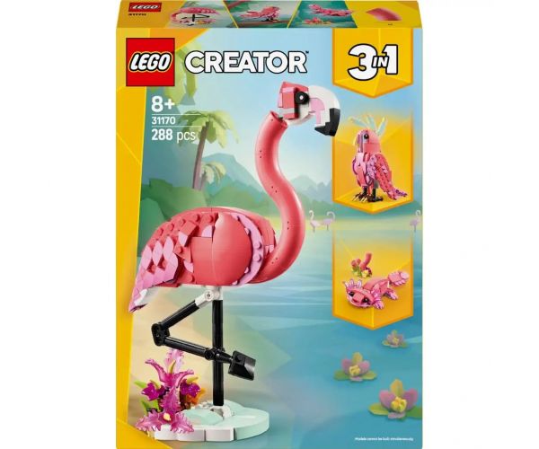 LEGO® Creator: Divlje životinje: Ružičasta flamingo (31170)