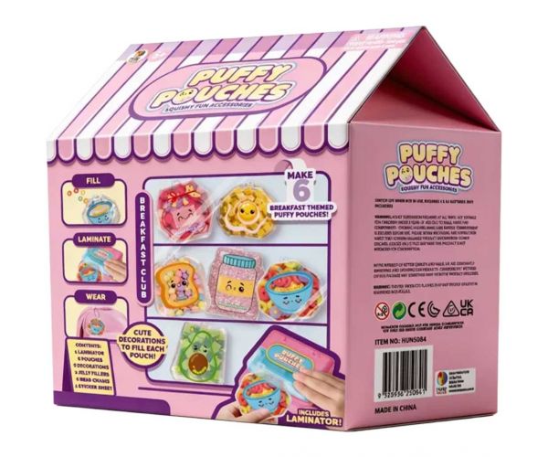 Puffy Pouches: Pufi charm dizajn set - doručci