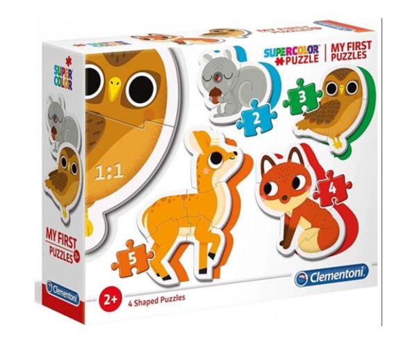 Šumske životinje 4u1 puzzle set - Clementoni