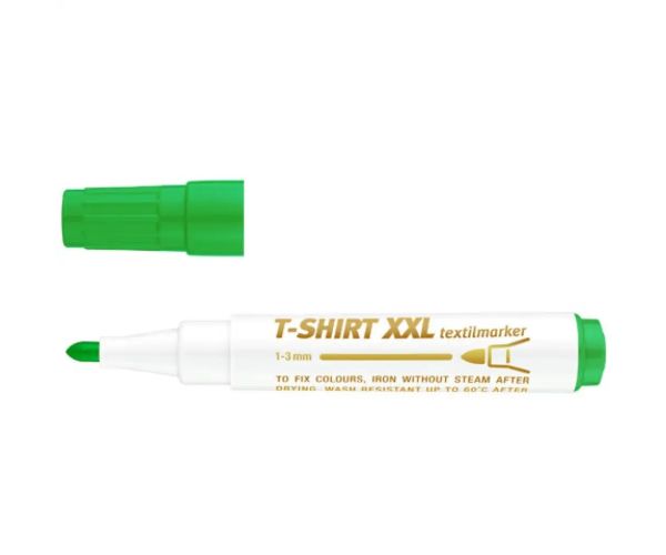 ICO: XXL T-Shirt marker za tekstil zelene boje