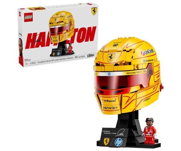 LEGO® Izdanja: Scuderia Ferrari HP Lewis Hamilton kaciga (43022)