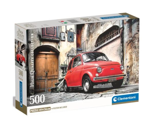 HQC Fiat 500 500komadna puzzle - Clementoni