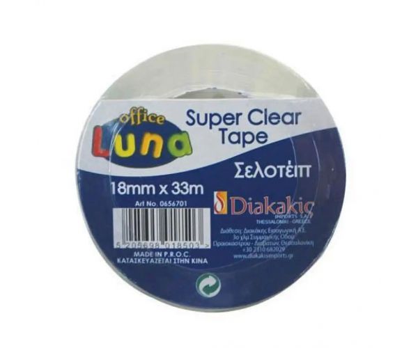 Prozirni selotejp širine 18mm i dužine 33m