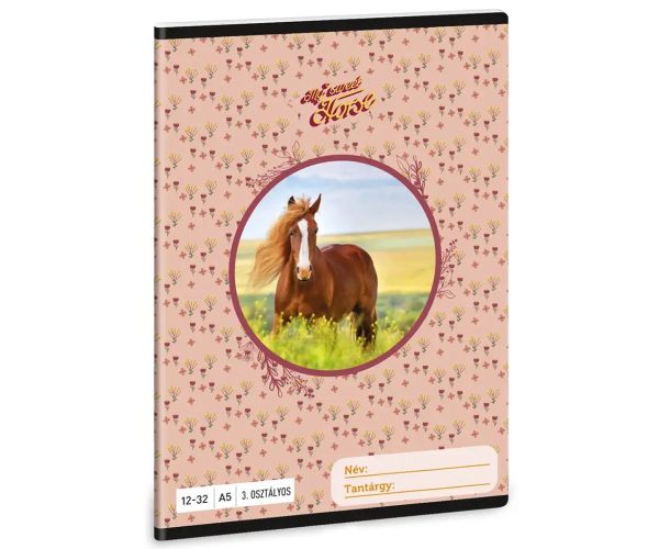 Ars Una: My sweet Horse bilježnica s crtama za 3. razred A/5