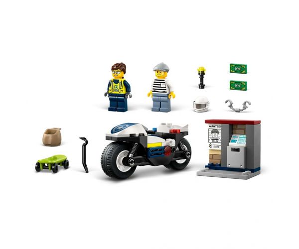 LEGO® City: Potjera policijskim motociklom (60455)