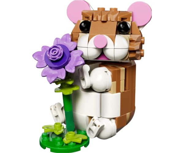 LEGO® Creator: Slatki hrčak s cvijetom (31376)