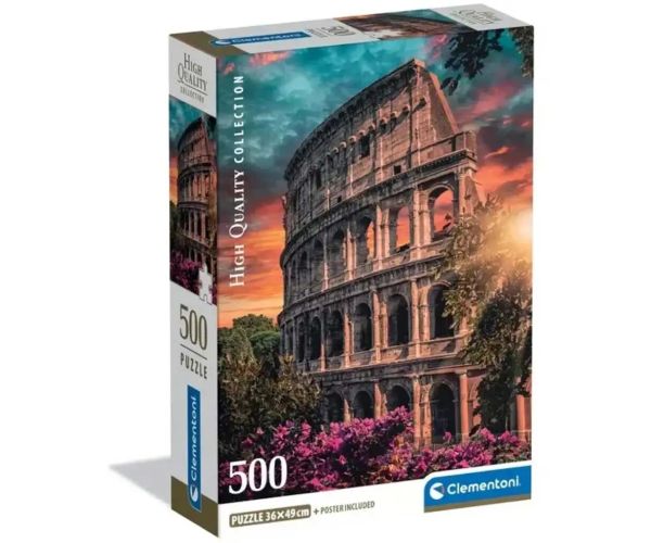 Koloseum, Flavijev amfiteatar HQC 500 dijelova puzzle - Clementoni