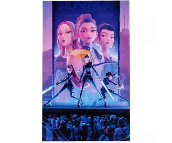 Crayola: Umjetnost s rubom - K-Pop Demon Hunters bojanka i poster