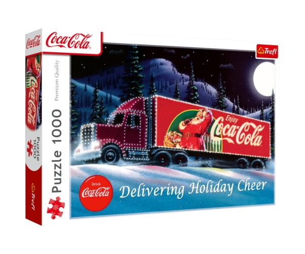 Coca-Cola Božićna karavana 1000kom premium plus puzzle - Trefl
