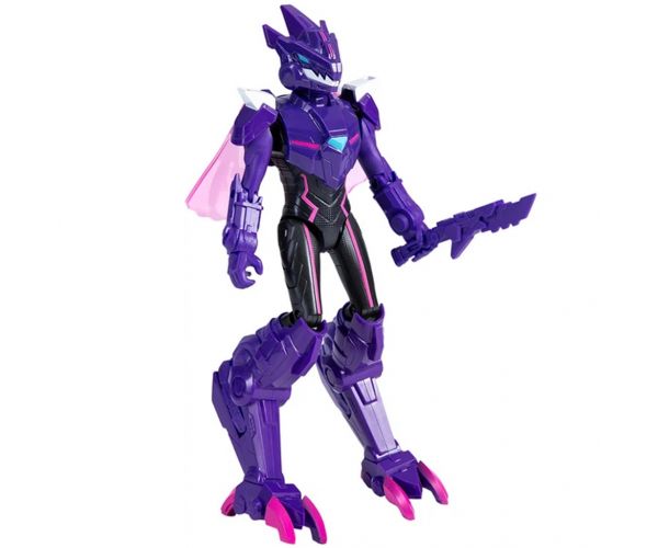 Quantum Heroes: Dinoster Trina akcijska figura s ljubičastim oklopom 20 cm