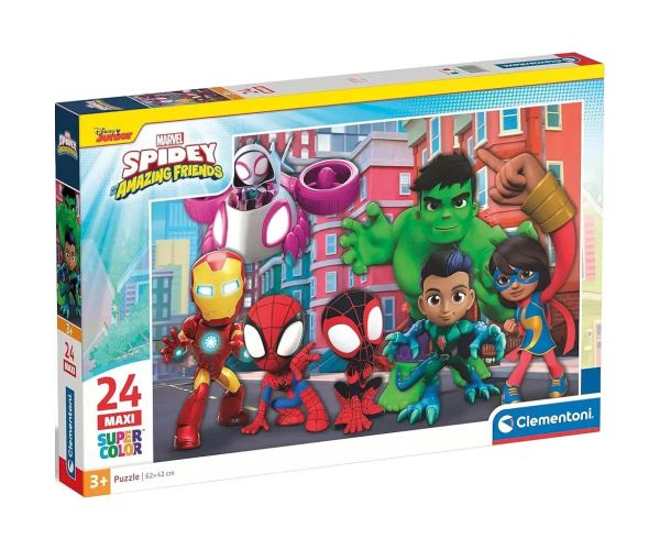 Póki i superjunaci 24-dijelna maxi supercolor slagalica - Clementoni