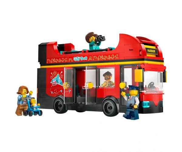 LEGO® City: Crveni dvokatni turistički autobus (60407)