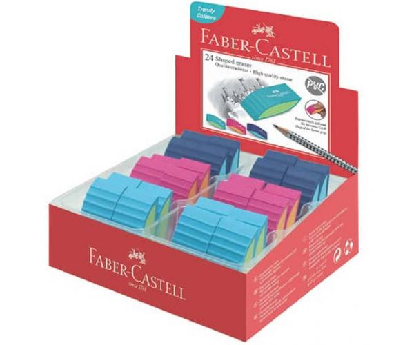 Faber-Castell: Dvobojna gumica za brisanje u više boja, 1 komad