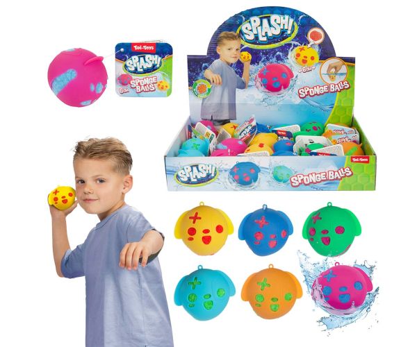 Splash višekratna lopta za vodene bombe, 6 cm, u više varijanti, 1 kom
