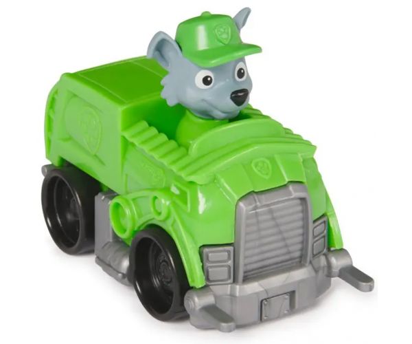 Paw Patrol: Rescue Racers Rocky s kamionom za smeće - Spin Master