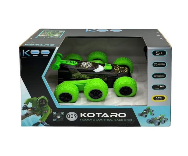 KOO: Kotaro 009 auto na daljinsko upravljanje s četiri kotača kaskaderski auto s LED svjetlima 1/16