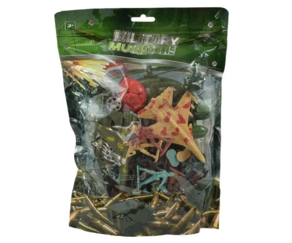 Military Set: Veliki vojni set za igru ​​s vozilima i figurama vojnika