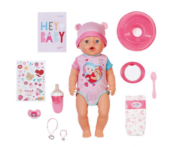 Baby Born: Emma interaktivna lutka set s dodacima 43 cm - Zapf Creation