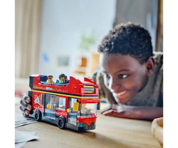 LEGO® City: Crveni dvokatni turistički autobus (60407)