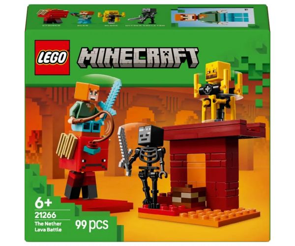 LEGO® Minecraft: Bitka na podzemnom jezeru lave (3299)
