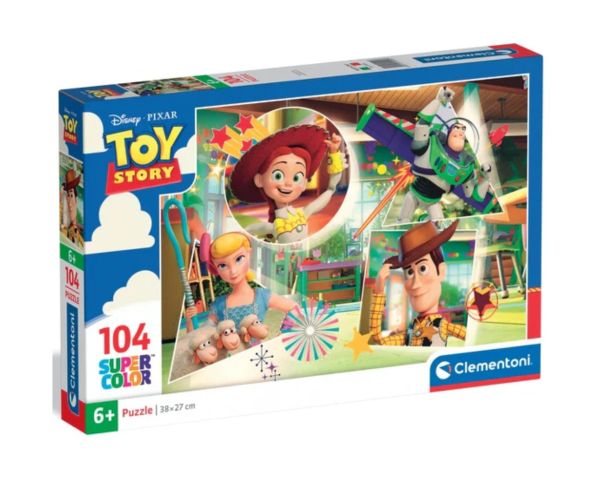 Toy Story Super Color puzzle 104 kom - Clementoni