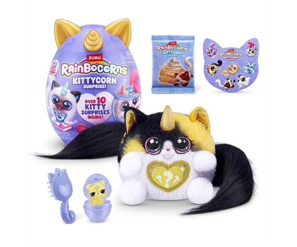 Rainbocorns: Pocket Kittycorn iznenađenje plišana figura mačke u različitim varijantama 1 komad