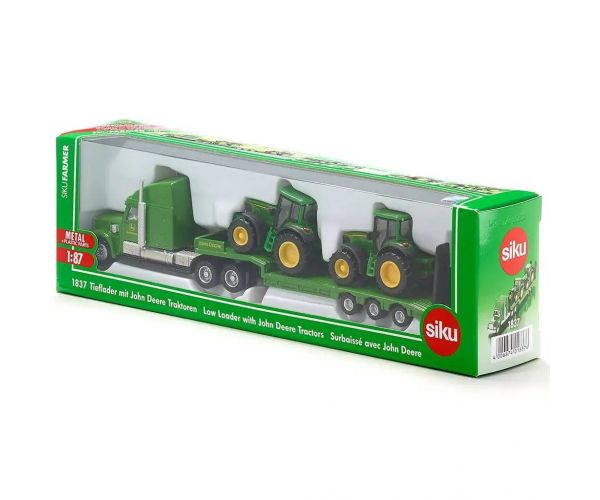 SIKU Kamion John Deere s traktorima igračka set 1/87