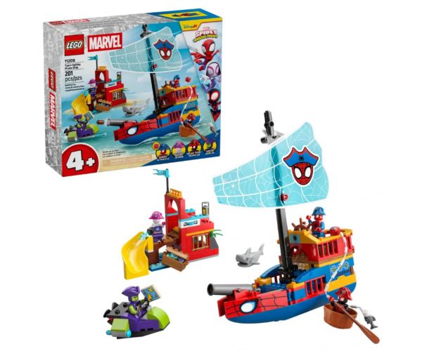 LEGO® Marvel: Pirátski brod paukova momčadi (11208)