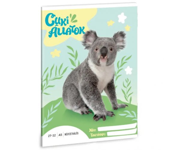 Ars Una: Slatke životinje - Koala kvadratić bilježnica A/5 27-32